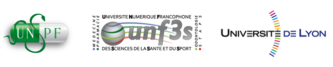 Image des logos de UNSPF, UNS3S et Université de Lyon