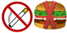 schéma burger et cigarettes