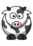 Icône représentant une petite vache