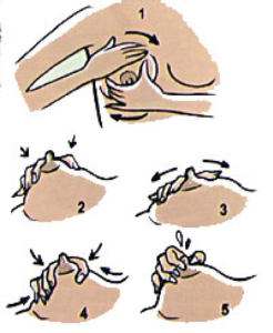 Sch&eacute;mas expliquant comment soulager la poitrine