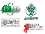 Logos de l'UNSPF, l'ANEPF de l'UNF3S et de l'université Joseph fournier de Grenoble